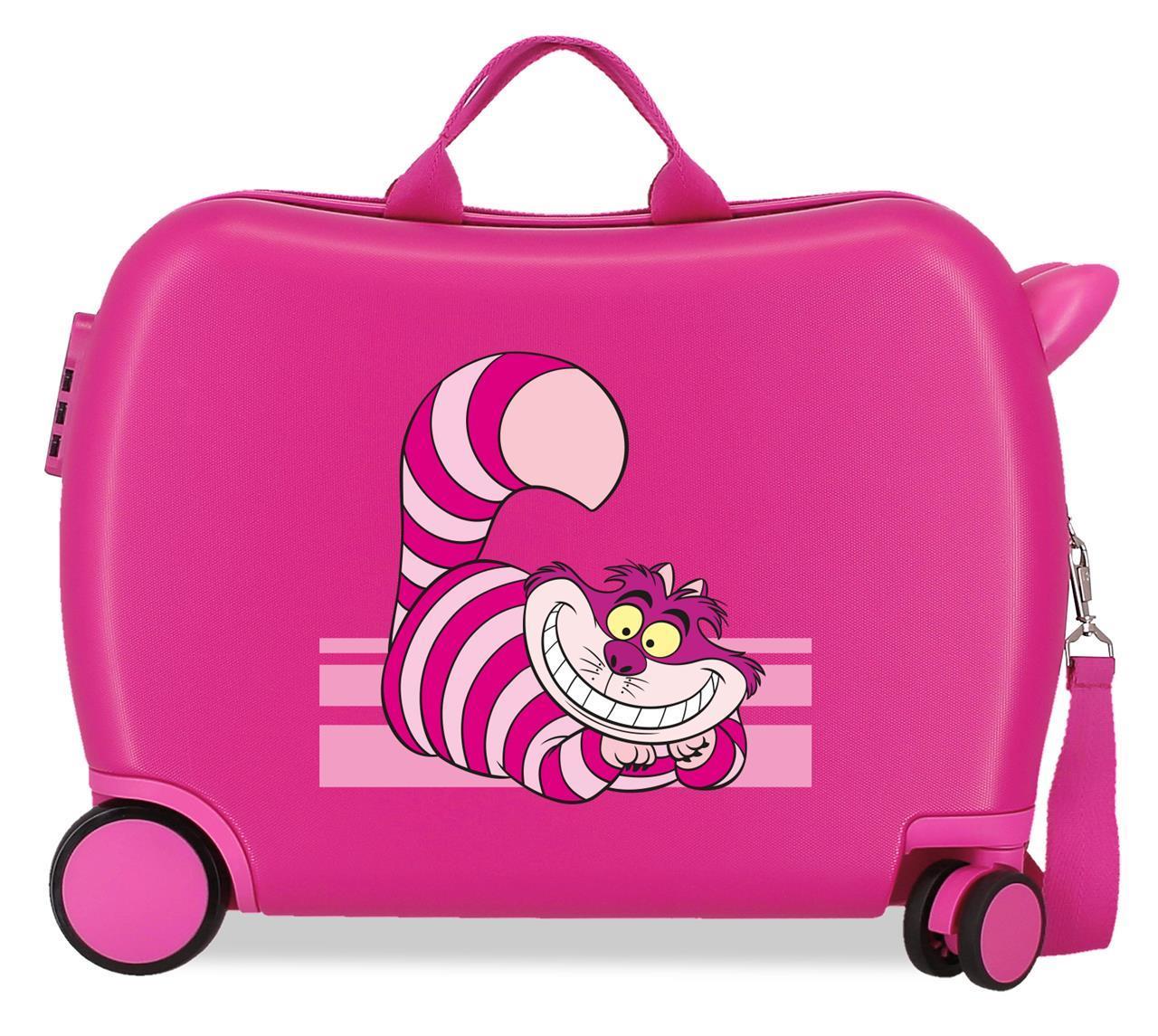 2119841 MALETA INF.ABS 4R.(2 MULTI.). GATO RISÓN FUCSIA