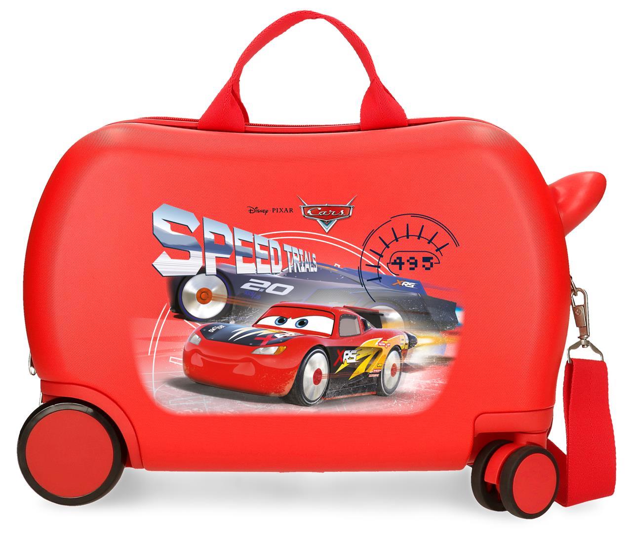 4031021 MALETA INF.ABS 4R.(2 MULTI.) 45CM. CARS SPEED TRIALS