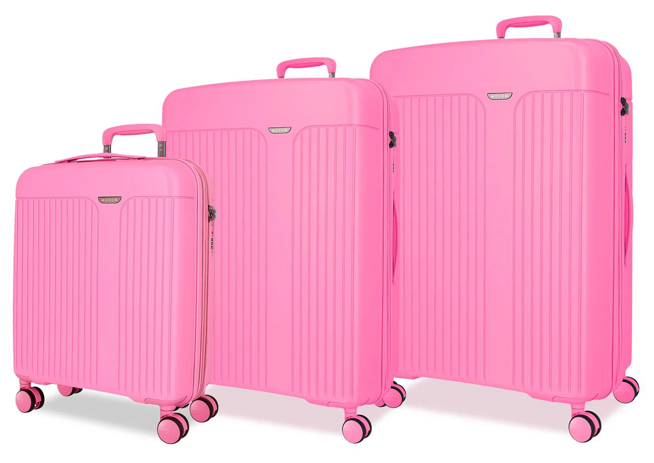 5388424 SET/3 TROLLEY PP 55-68-78CM. C/EXP. 4R. NEW TRENDY F