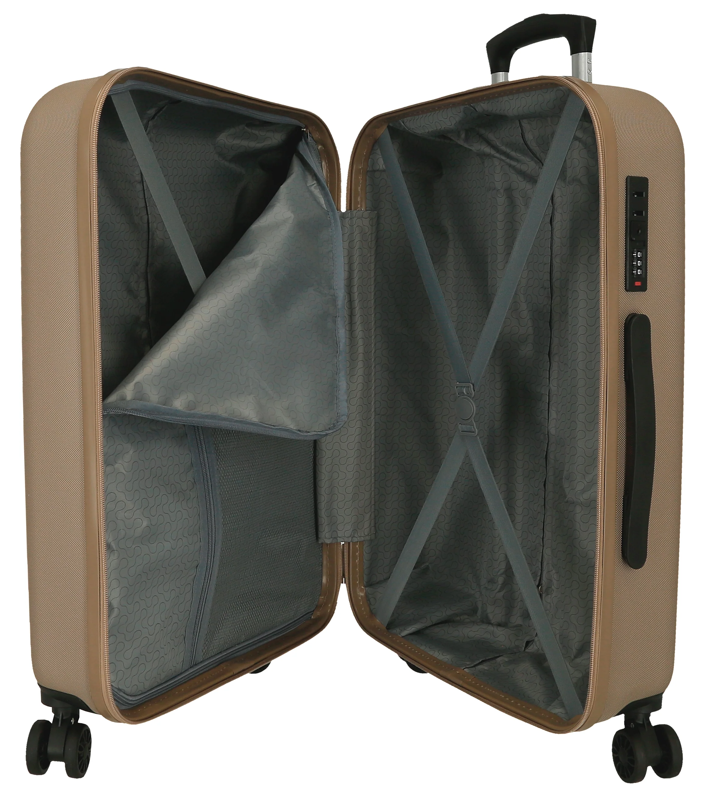 5399323 TROLLEY ABS 75CM. 4R. RR FORMENTERA CHAMPAGNE - Image 6