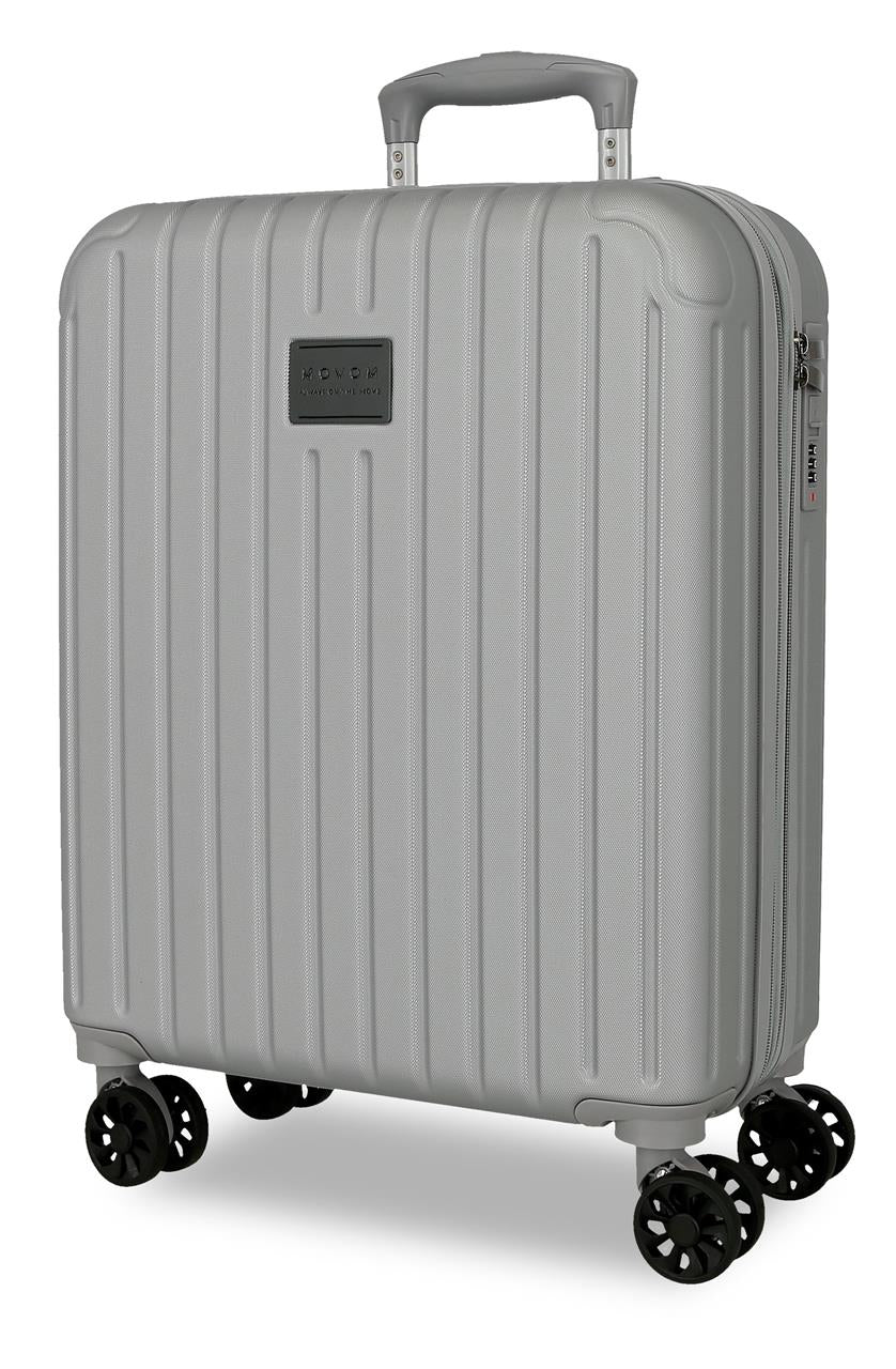 5558622 TROLLEY ABS 55CM. C/EXP. 4R. MOVOM TIMBER PLATA