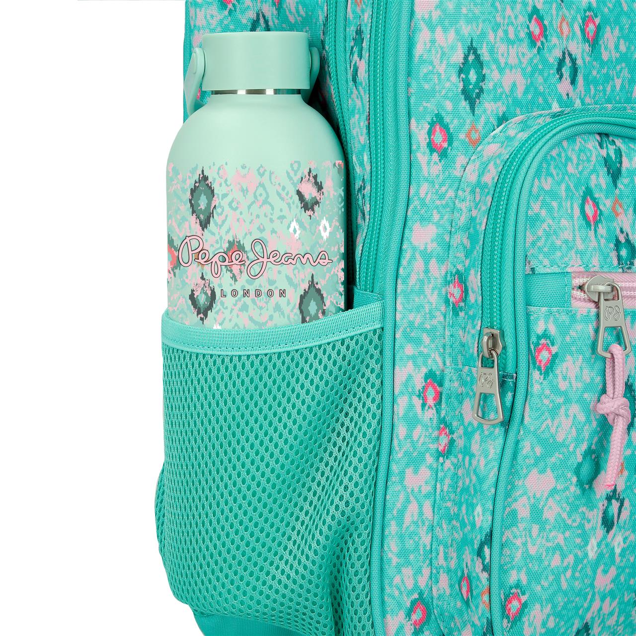 6112141 MOCHILA 28CM. PJL SUN TURQUESA VERDE - Image 4