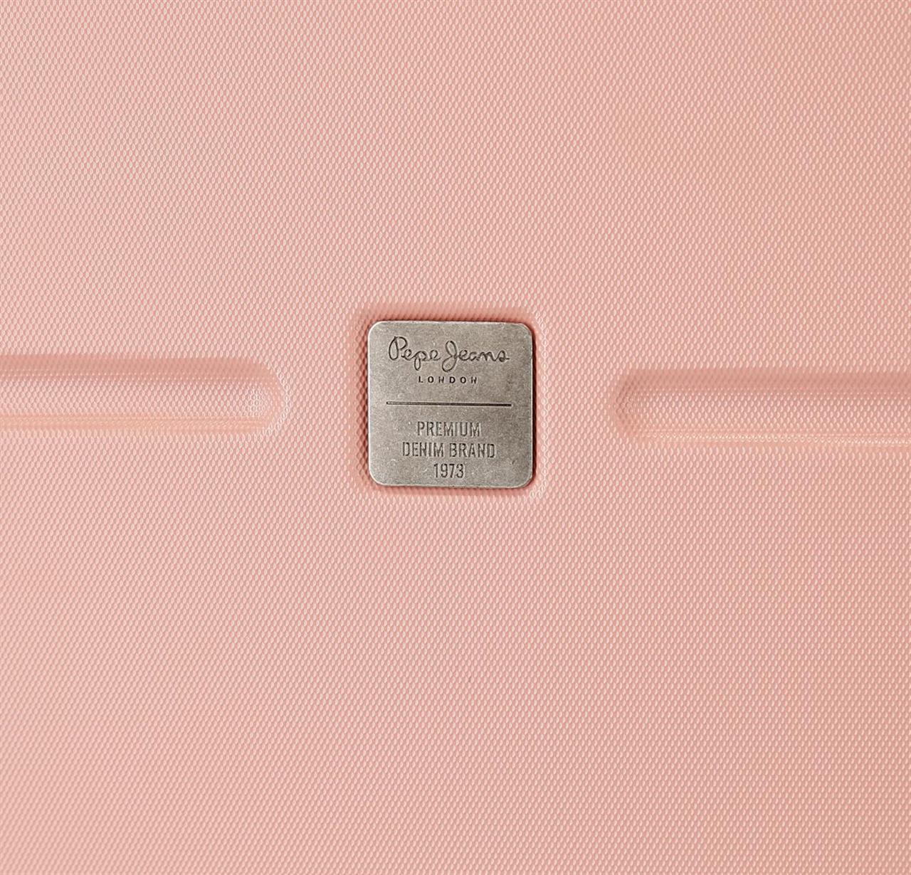 6438624 TROLLEY ABS 55CM. C/EXP. 4R. PJL LAILA ROSA CLARO - Image 3
