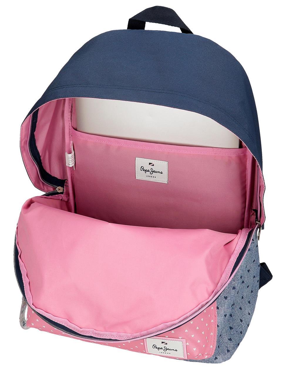 68223D1 MOCHILA ADAP. 42CM. PJL NONI DENIM - Image 6