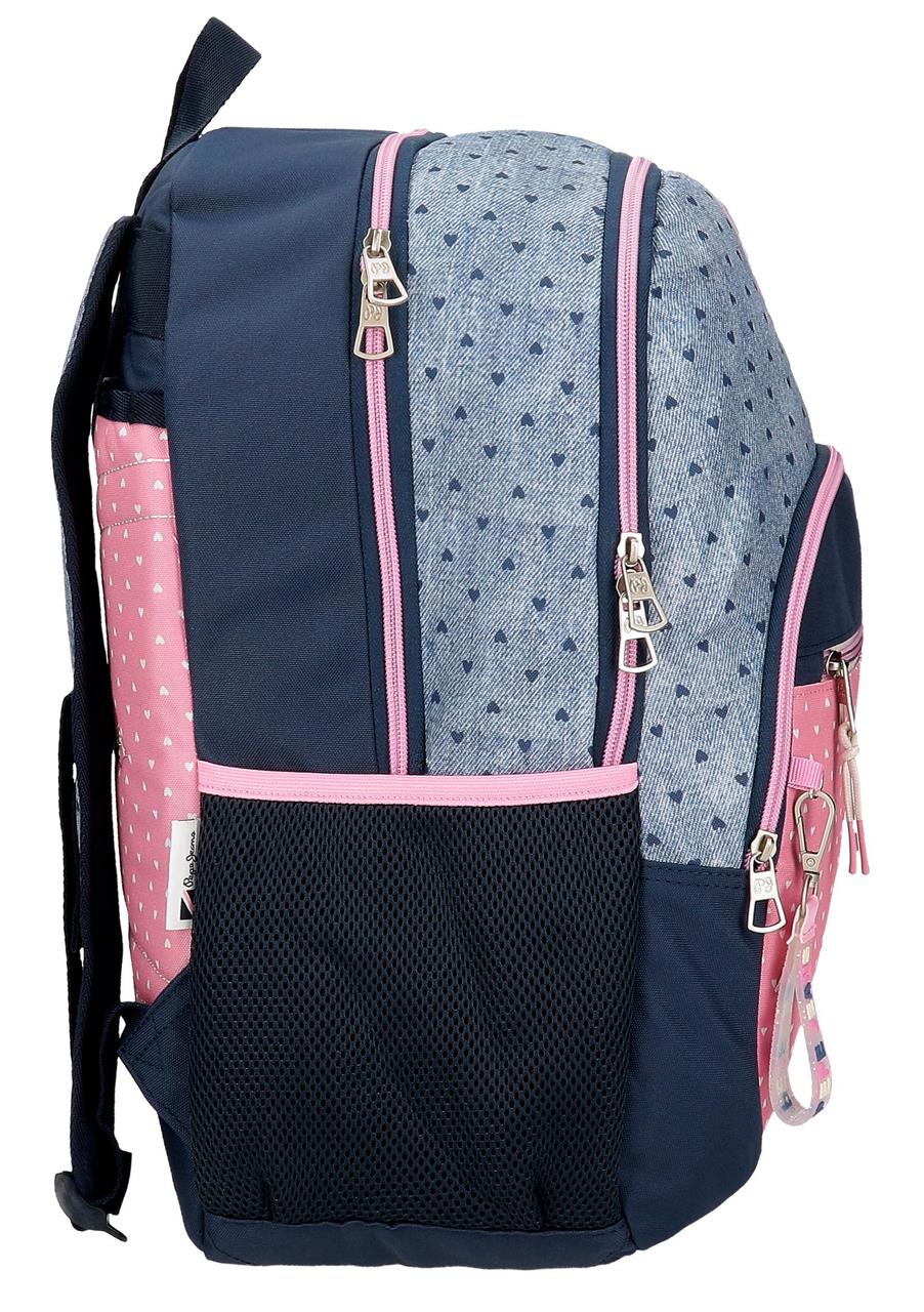 68225D1 MOCHILA ADAP. 44CM 2C. PJL NONI DENIM - Image 2