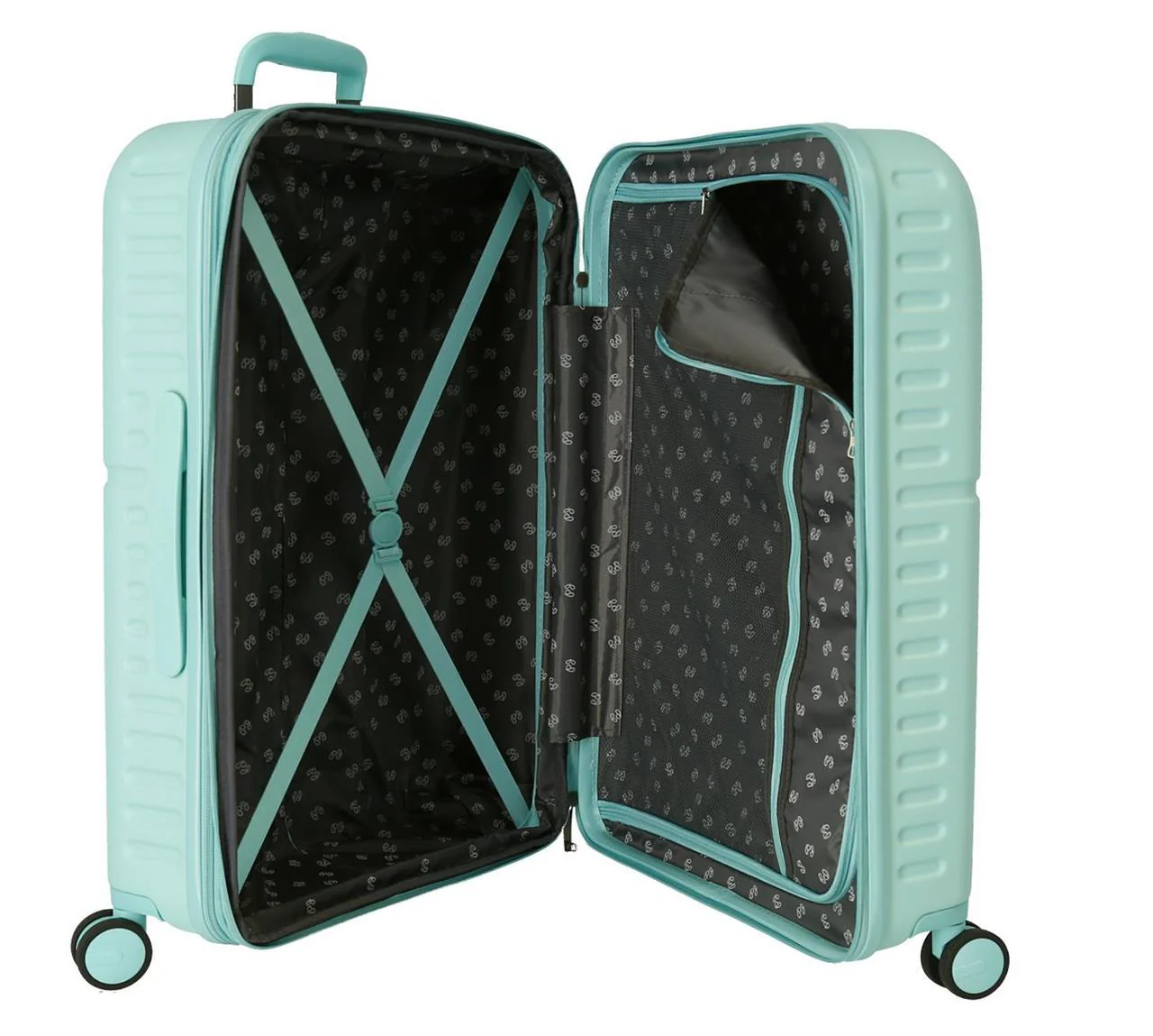 7689525 SET/2 TROLLEY ABS 55-70CM. 4R. PJL HIGHLIGHT TURQUES - Image 3