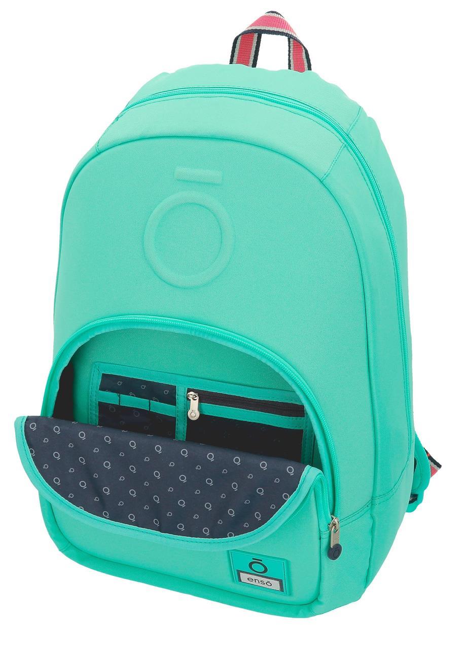 92423N4 * MOCHILA ADAP.46 CM C/CARRO ENSO BASIC TURQUESA - Image 7