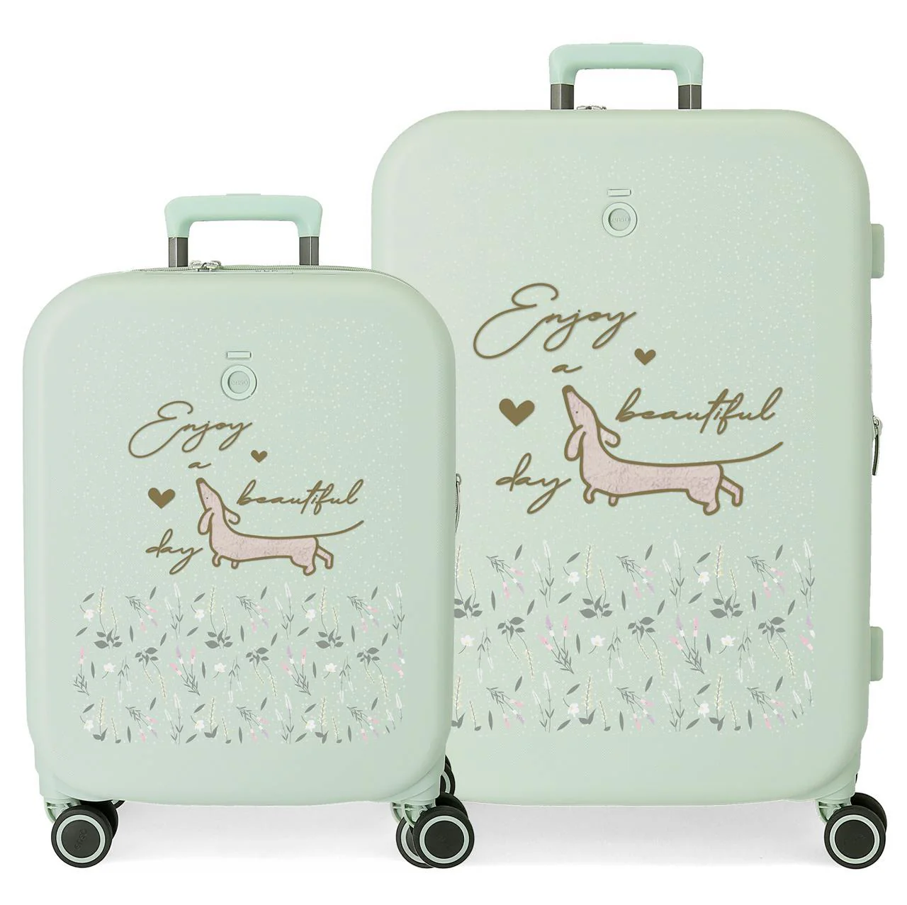 9519524 SET/2 TROLLEY ABS 55-70CM. 4R. ENSO BEAUTIFUL DAY ME