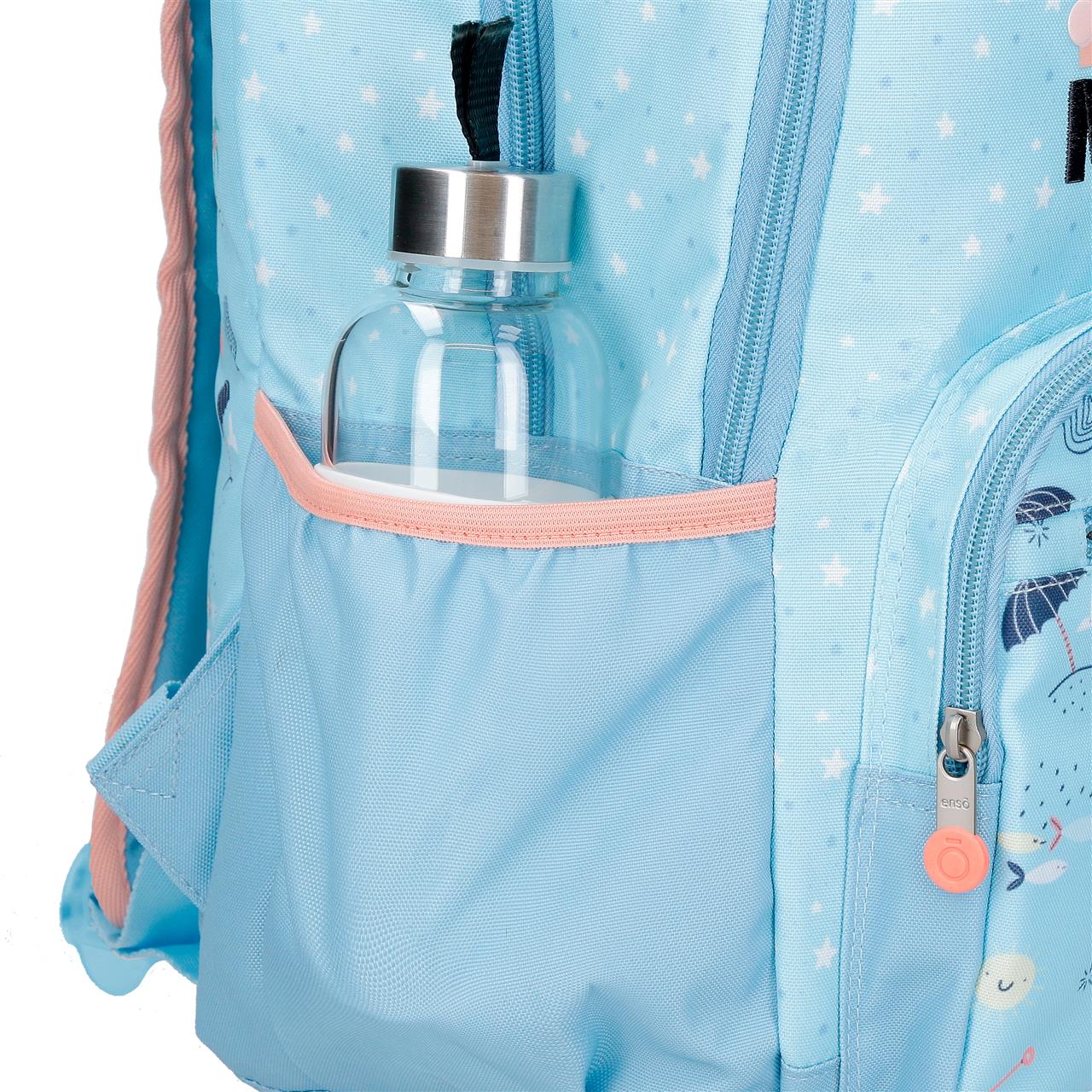 96324T2 MOCHILA ADAP. 38CM. C/CARRO. ENSO MAGIC SUMMER AZUL - Image 6