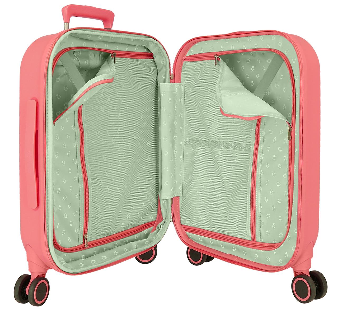 9939521 SET/2 TROLLEY ABS 55-70CM.4R. ENSO GIRL ZONE CORAL - Image 4