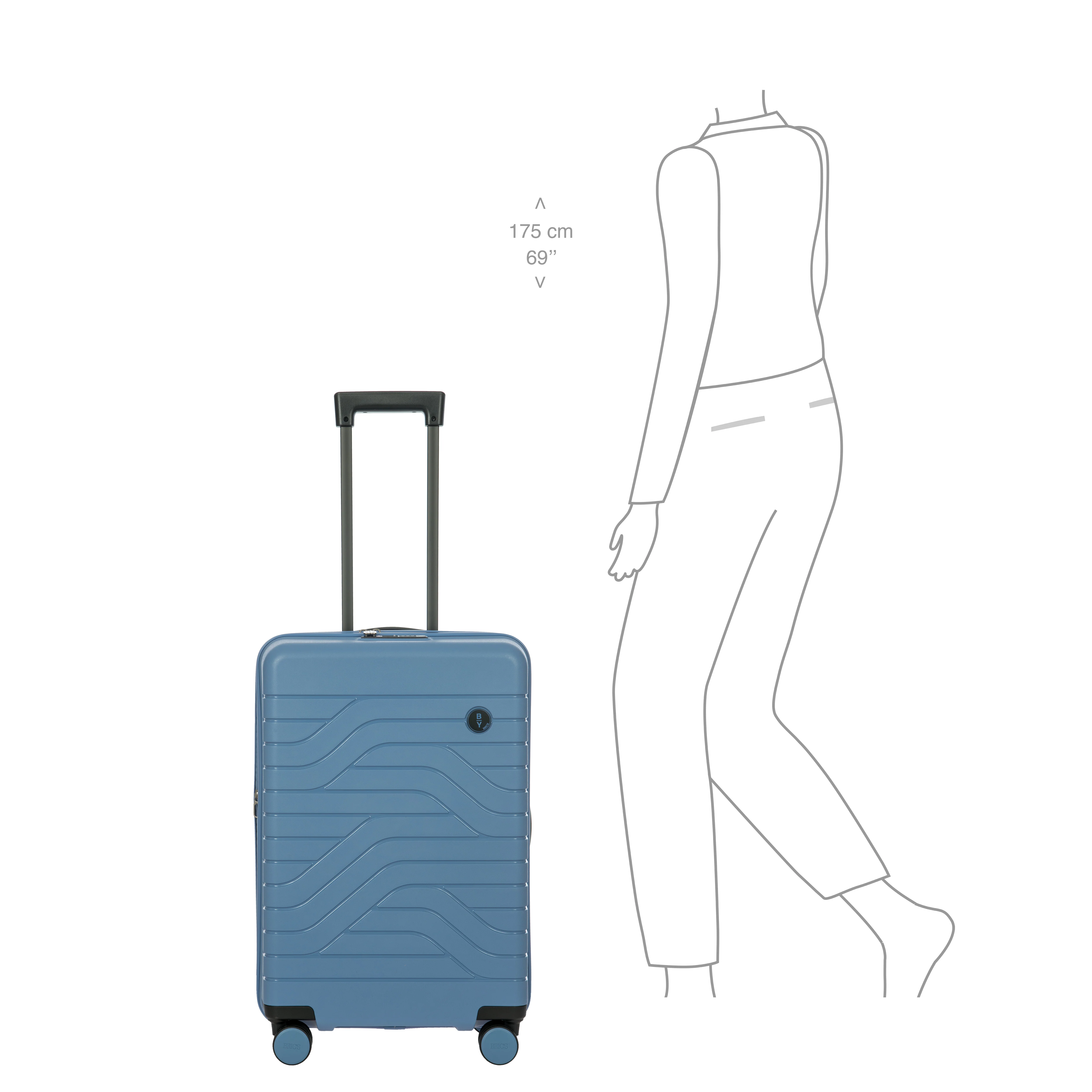 BRIC'S ULISSE TROLLEY EXTENSIBLE MEDIANA 65CM - Image 62