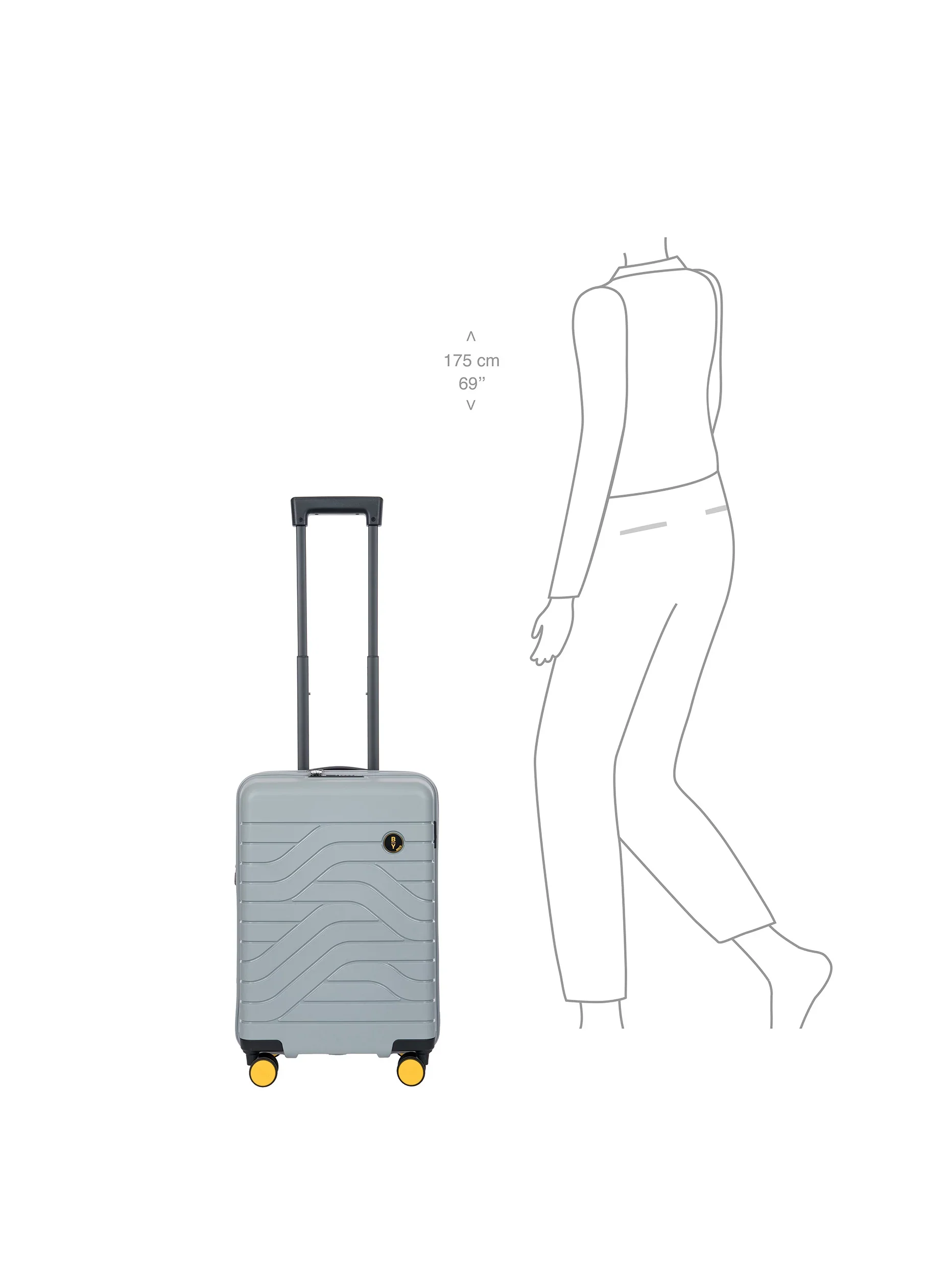 BRIC'S TROLLEY RIGIDO DE CABINA EXTENSIBLE ULISSE 55cm - Image 111