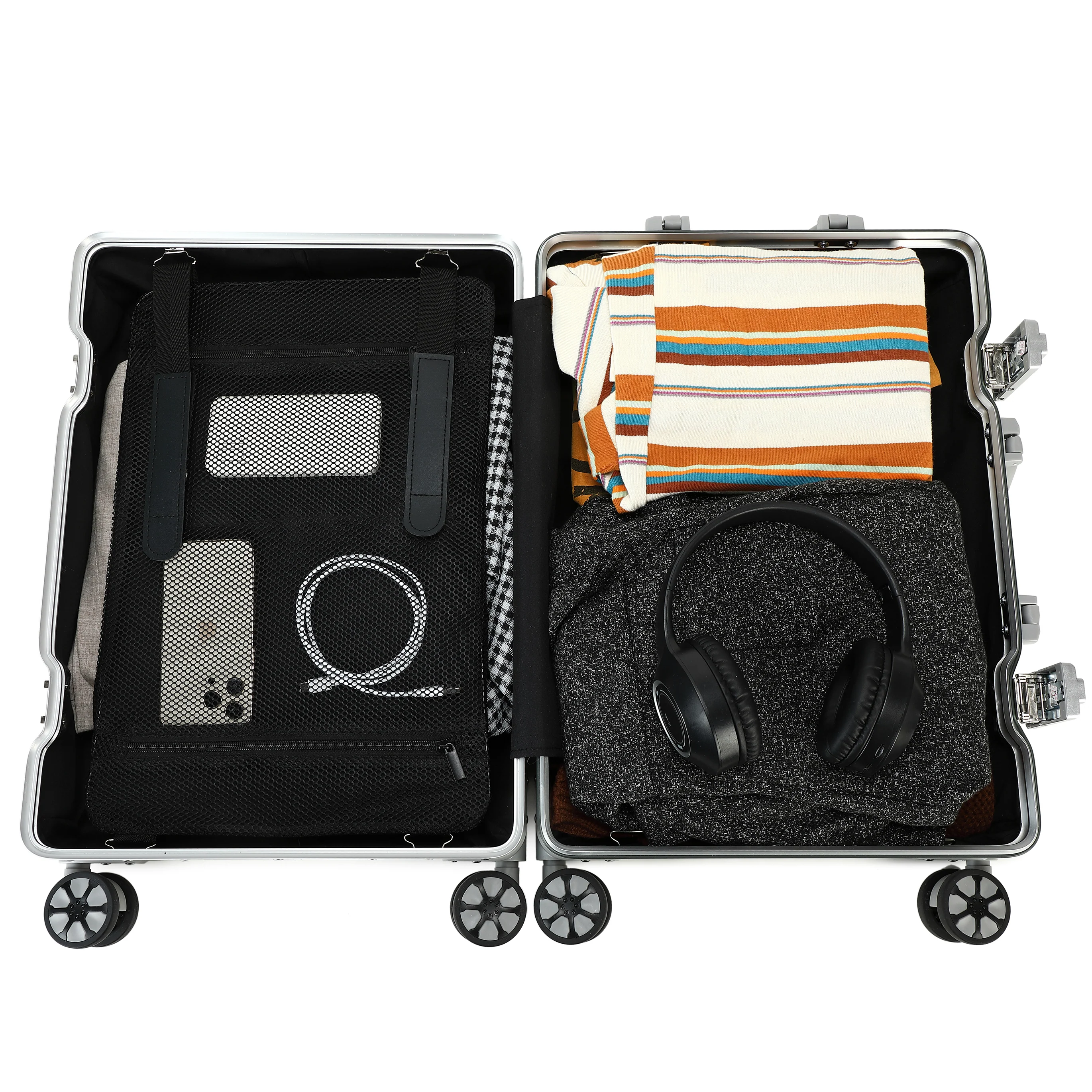 GREENWICH Maleta 100% ALUMINIO Praga Grande 77CM - Image 79