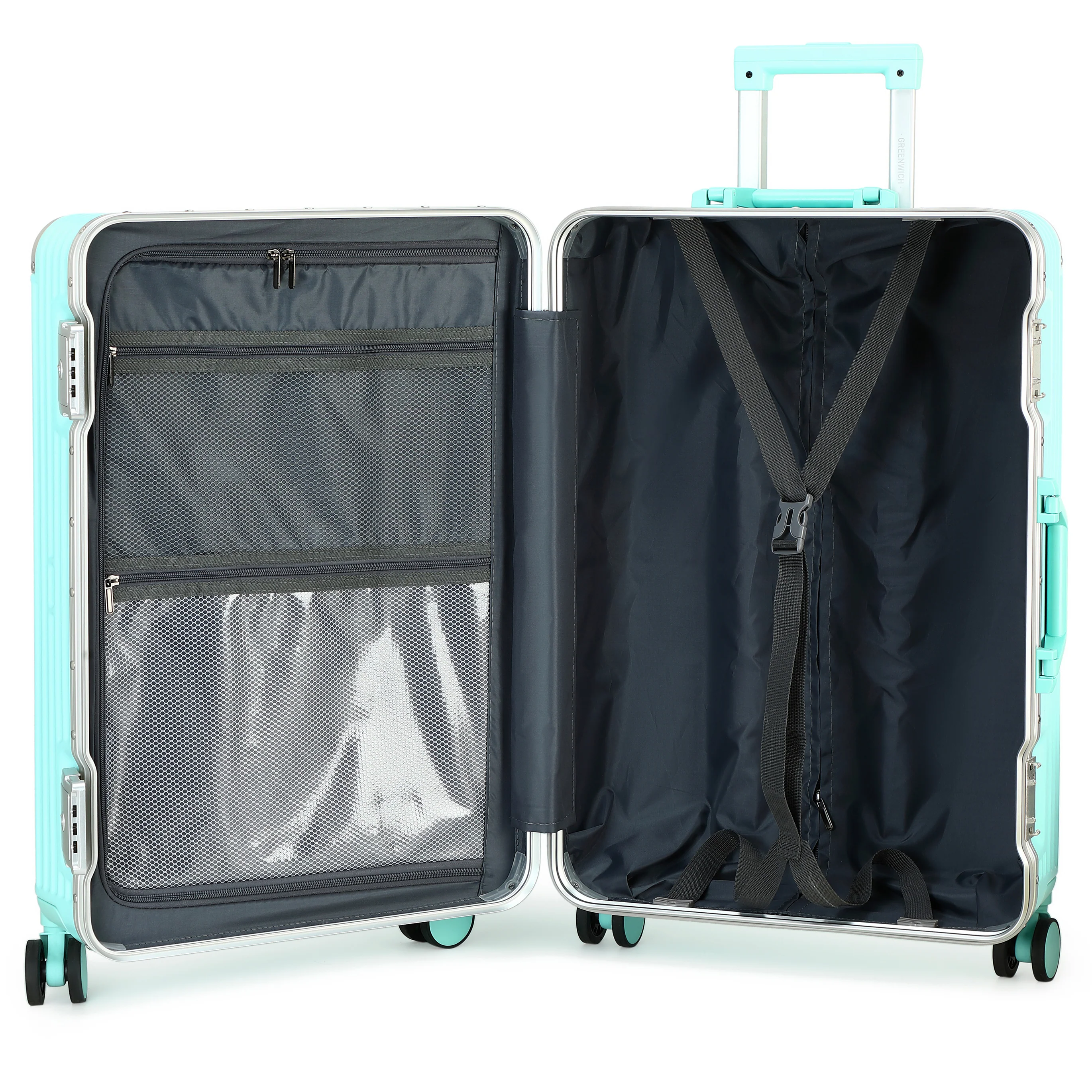 Greenwich Maleta ALUMINIO FRAME Cierre sin cremallera DOHA 78cm - Image 39