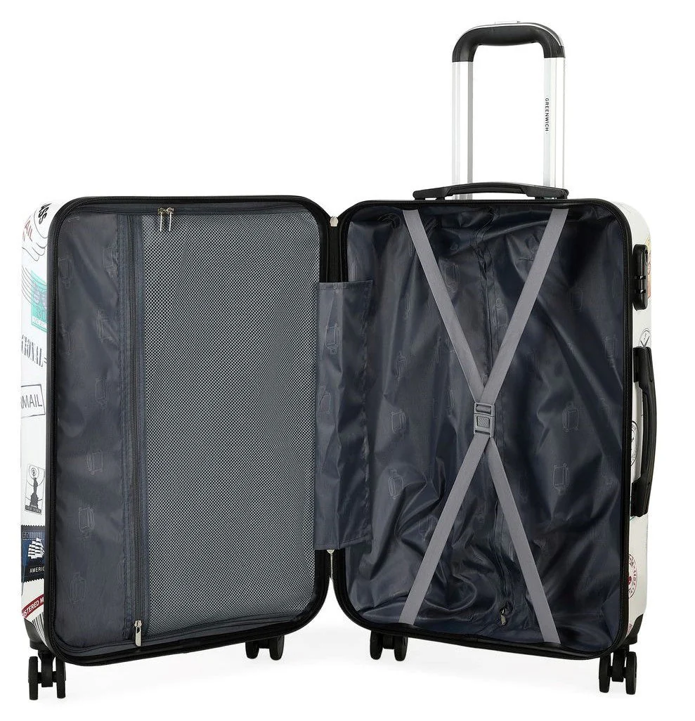 GREENWICH MALETA DE VIAJE PEQUEÑA STAMP 55CM - Image 3