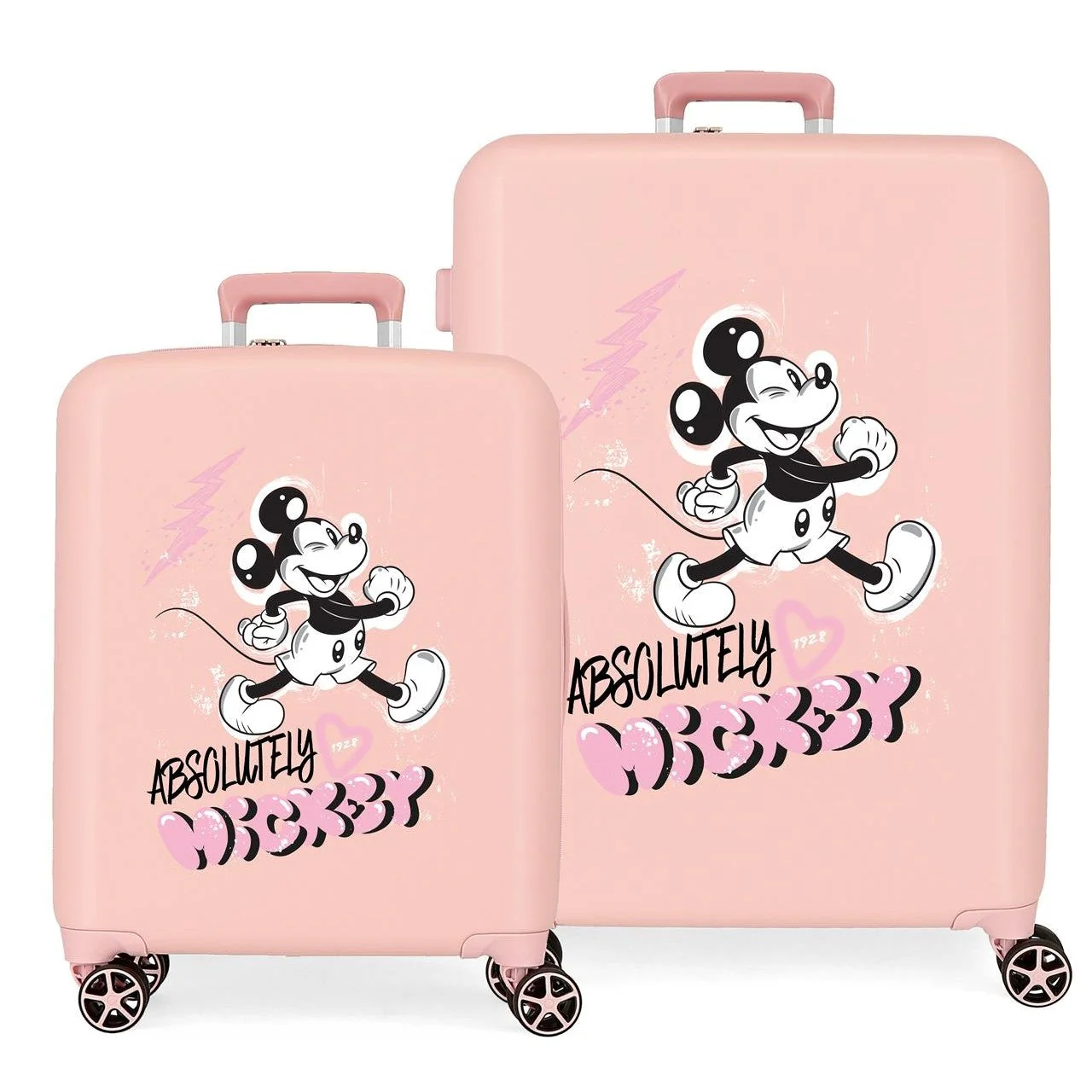 JUEGO DE MALETAS Disney MICKEY FRIENDLY 55 - 70 CM NUDE