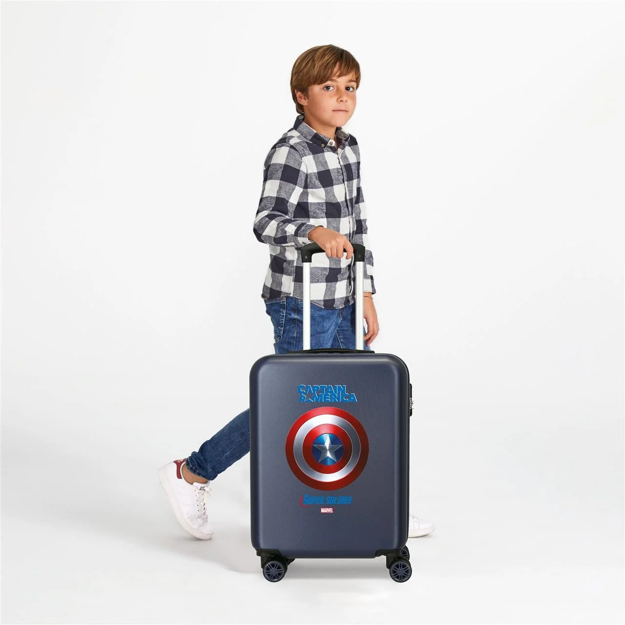 Maleta de cabina CAPITAN AMÉRICA Sky Avengers rÃgida 55cm Marino 1 - Image 2