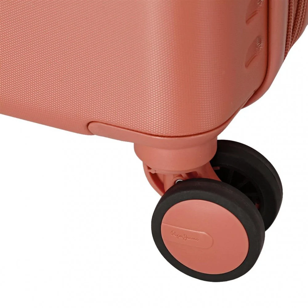 Maleta de cabina Pepe Jeans Laila terracota expandible rígida 55cm - Image 6