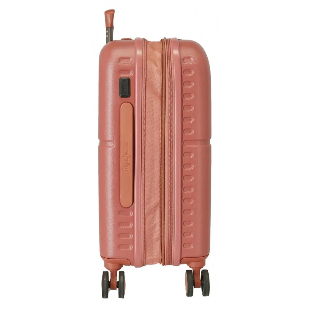 Maleta de cabina Pepe Jeans Laila terracota expandible rígida 55cm - Image 8