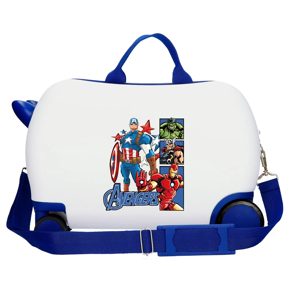 MALETA INF.ABS 4R.(2 MULTI.) 45CM. AVENGERS BLANCO-AZUL C.10 - Image 3