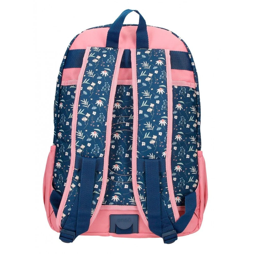 Mochila Enso Little Dreams doble compartimento adaptable Azul - Image 2