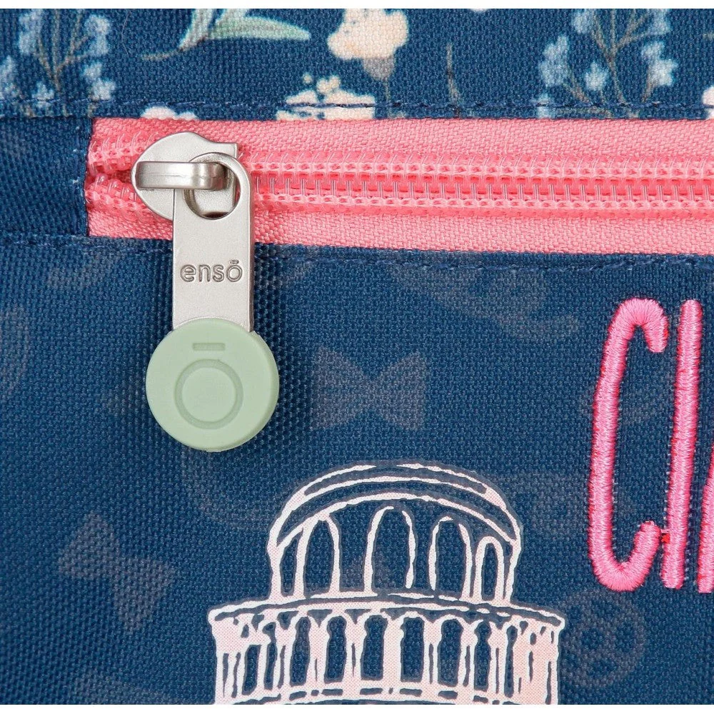 Mochila Enso Ciao Bella  doble compartimento con carro - Image 9