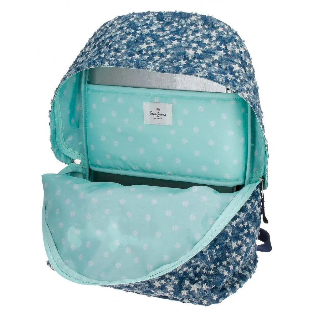 Mochila Pepe Jeans Demin Star 44cm - Image 4