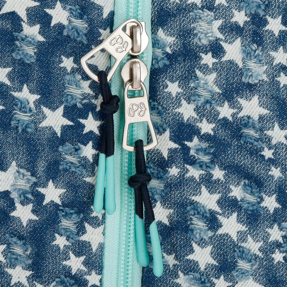 Mochila Pepe Jeans Demin Star 44cm - Image 7