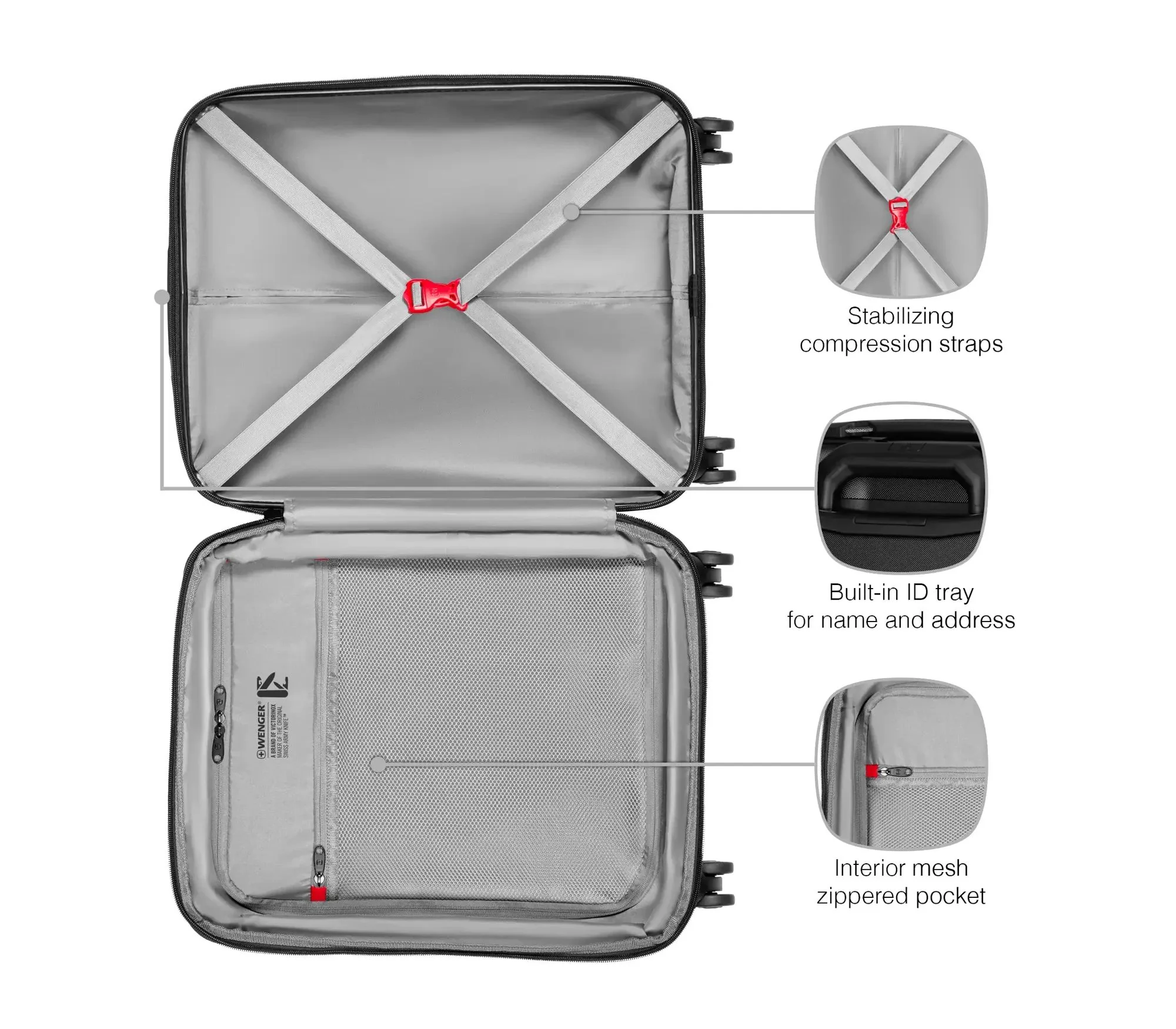 WENGER Maleta de Cabina Extensible PRYMO 55cm - Image 6