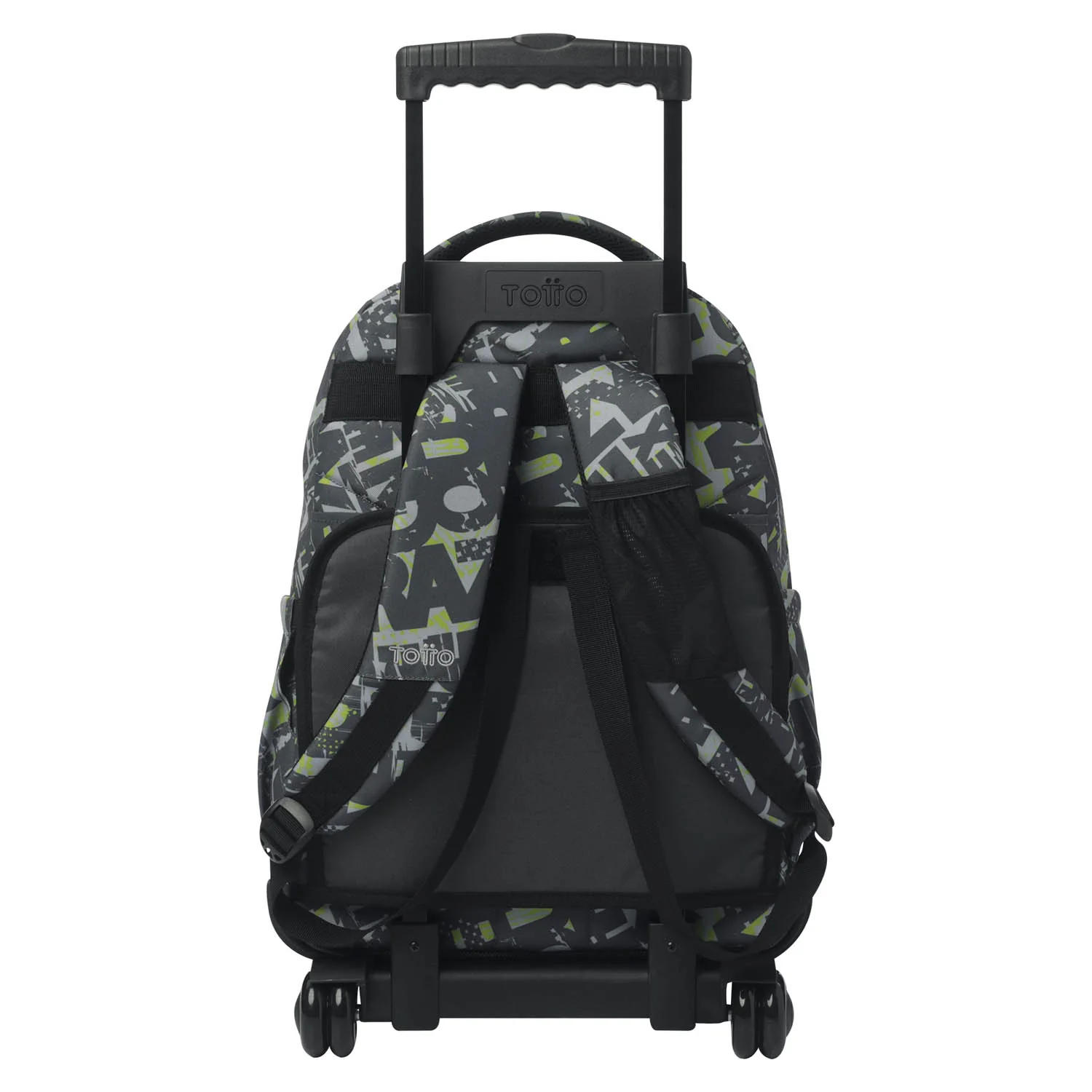 TOTTO Mochila escolar con ruedas Renglones + Estuche Tablero - 7YJ Texgrunge - Image 8