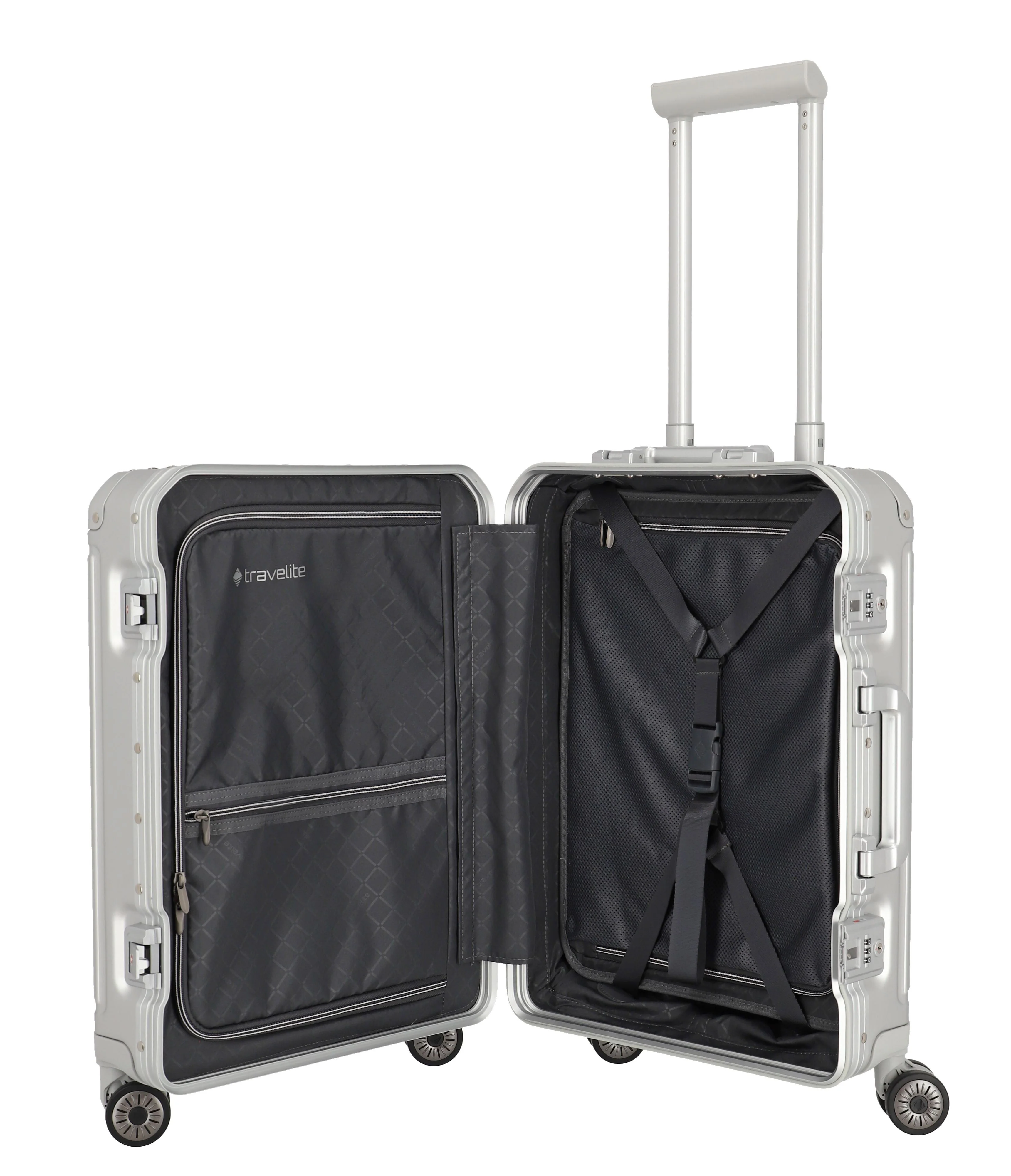 TRAVELITE – Maleta ALUMINIO NEXT 2.0 con Bolsillo para PC 15.6" – CABINA 55CM - Image 17