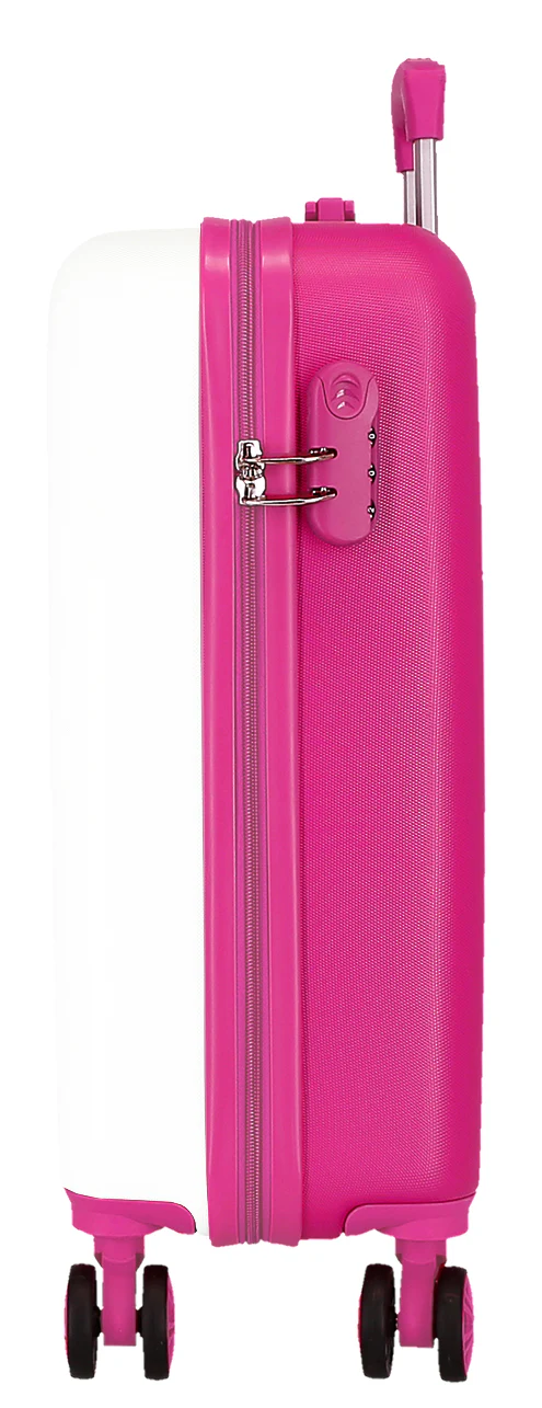 TROLLEY ABS 55CM.4R. LIZZIE MCGUIRE BLANCO-FUCSIA - Image 5